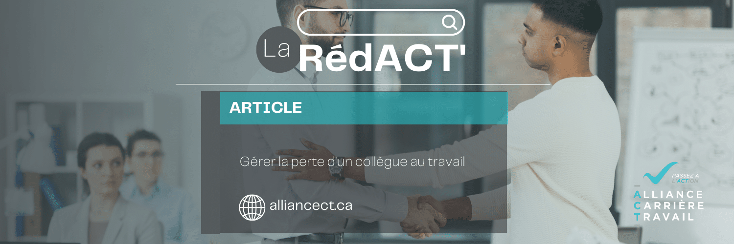 perte collègue travail